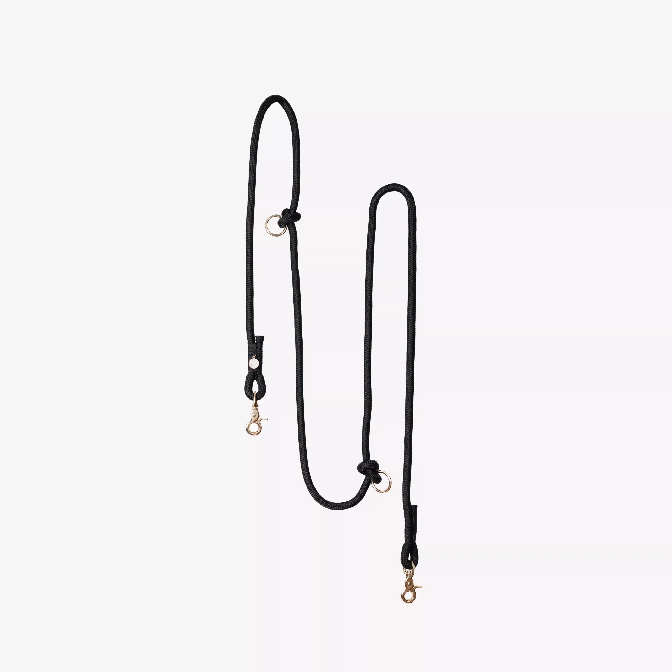 ‘Black’ – Hands Free Braided Leash