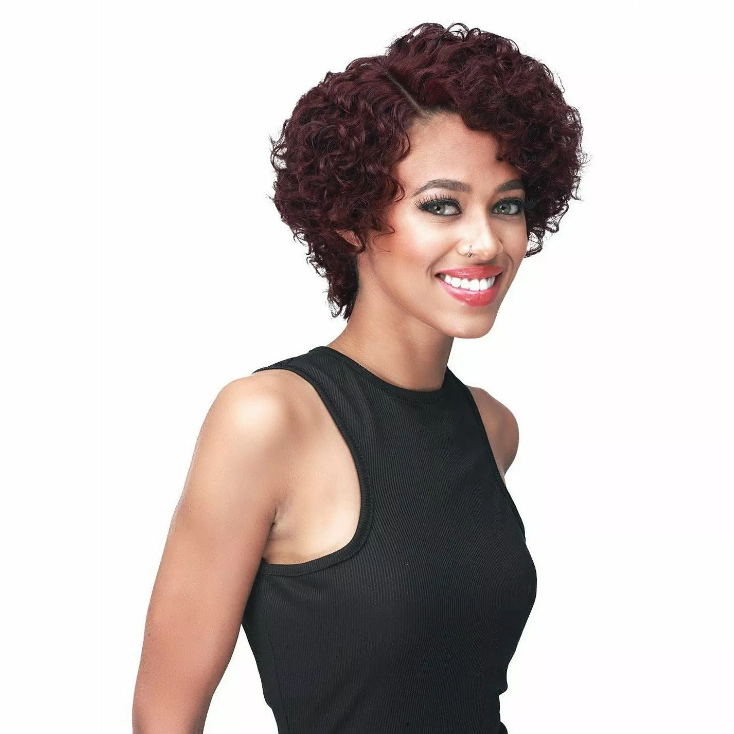 online in stock Tendy Style Bobbi Boss 100% Unprocessed Human Hair Lace Front Wig - MHLF545 Louise - Available now